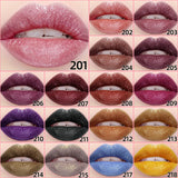 Lip gloss with 18 bright colors, long-lasting and waterproof. Moisturizes and adds shine to lips.
