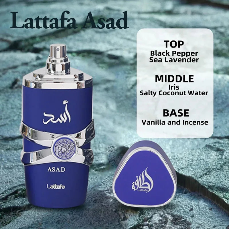 100ml unisex perfume with an intense and long-lasting fragrance. Ideal for daily use or as a gift