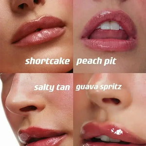 Kit of 9 nourishing lip glosses. Hydration, shine, and plumping effect
