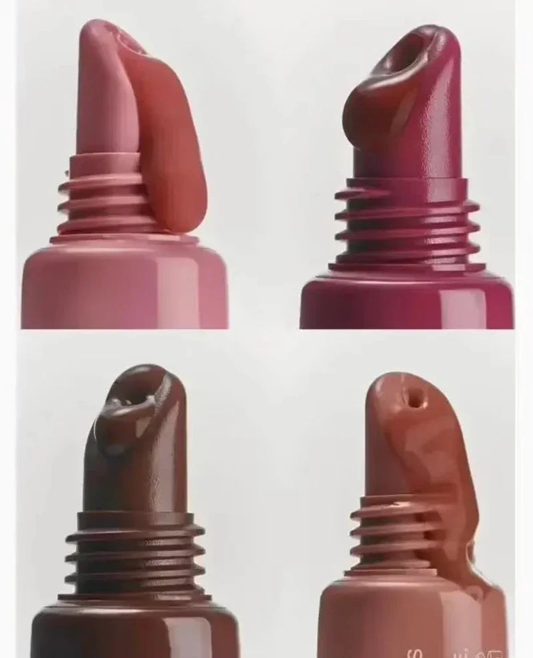 Kit of 9 nourishing lip glosses. Hydration, shine, and plumping effect