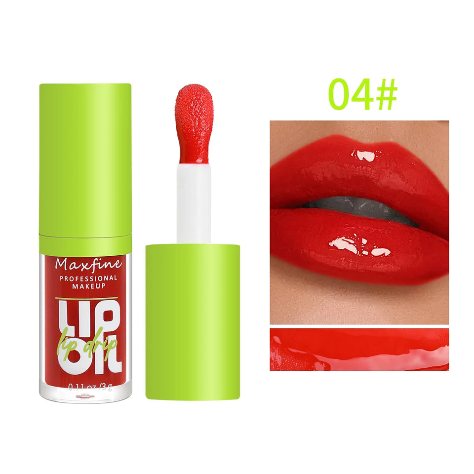 Transparent and nourishing liquid gloss. Leaves lips soft, shiny, and irresistible