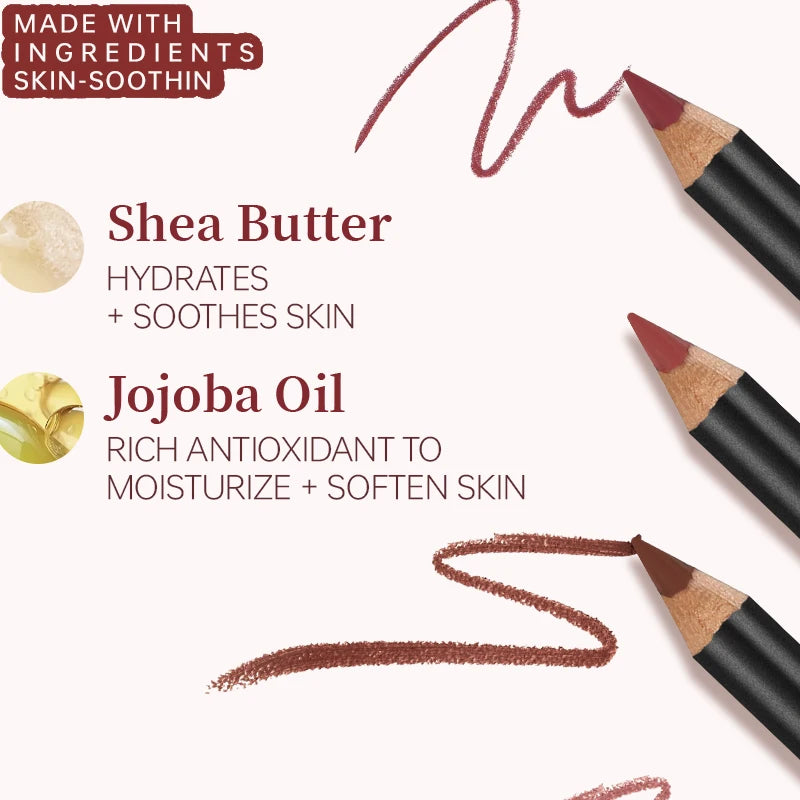 Long-lasting matte lip liner, perfect for all skin tones