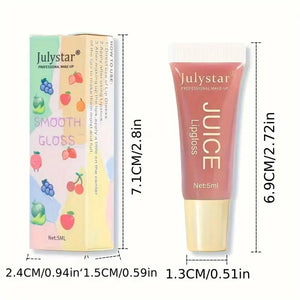Transparent Lip Oil Jelly that moisturizes and softens lips. Fruity scent and glossy finish