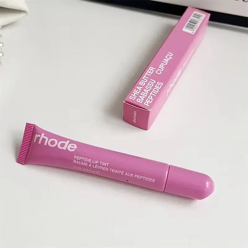Rhode moisturizing and nourishing gloss. Transparent finish with a hint of vanilla and watermelon