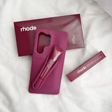 Silicone case for Samsung Galaxy with lipstick holder. Practical and stylish protection
