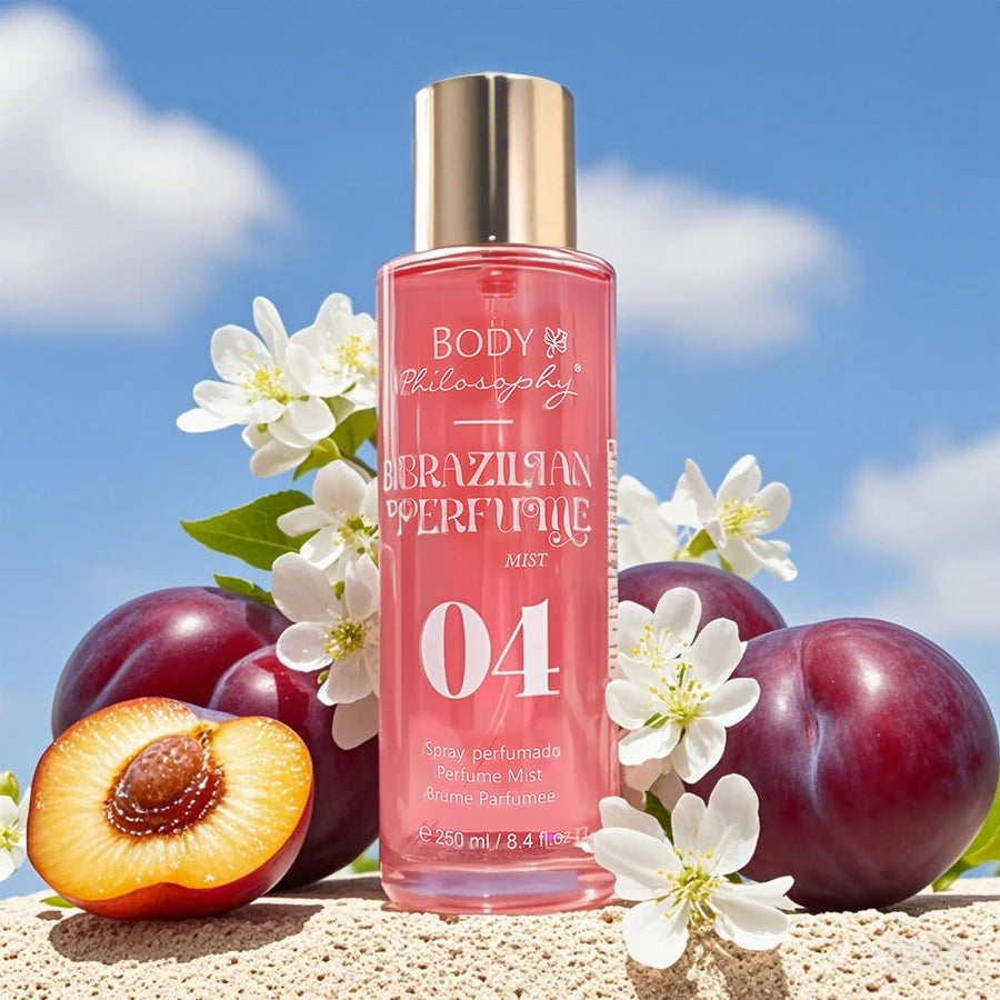Body & Hair Mist 250ml with a hint of vanilla. Sweet, floral, and long-lasting fragrance