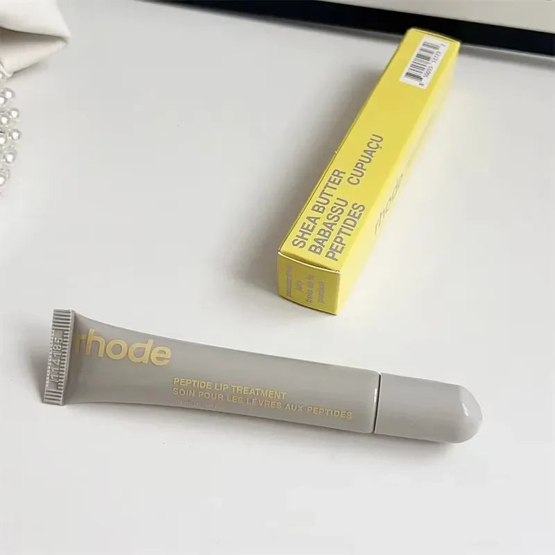 Rhode moisturizing and nourishing gloss. Transparent finish with a hint of vanilla and watermelon