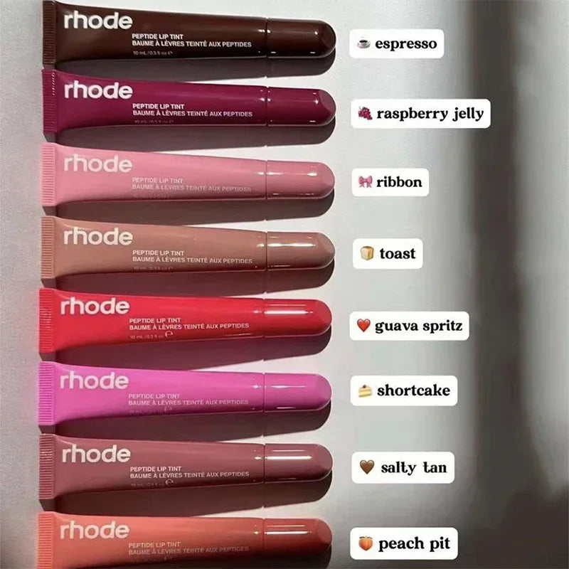 Rhode moisturizing and nourishing gloss. Transparent finish with a hint of vanilla and watermelon