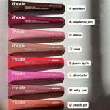 Rhode moisturizing and nourishing gloss. Transparent finish with a hint of vanilla and watermelon