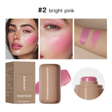 3-in-1 Blush Stick, moisturized face and lips with long-lasting color and natural shine