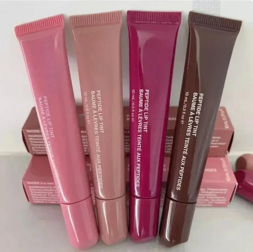 Kit of 9 nourishing lip glosses. Hydration, shine, and plumping effect