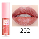 Lip gloss with 18 bright colors, long-lasting and waterproof. Moisturizes and adds shine to lips.