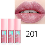 Lip gloss with 18 bright colors, long-lasting and waterproof. Moisturizes and adds shine to lips.