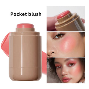 3-in-1 Blush Stick, moisturized face and lips with long-lasting color and natural shine