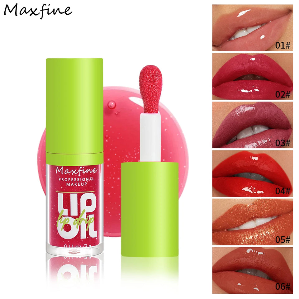 Transparent and nourishing liquid gloss. Leaves lips soft, shiny, and irresistible