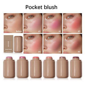 3-in-1 Blush Stick, moisturized face and lips with long-lasting color and natural shine