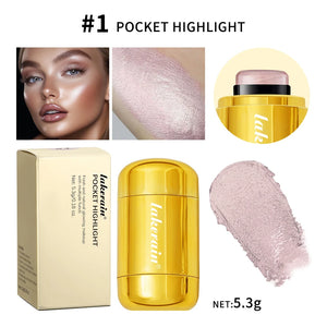 3-in-1 Blush Stick, moisturized face and lips with long-lasting color and natural shine