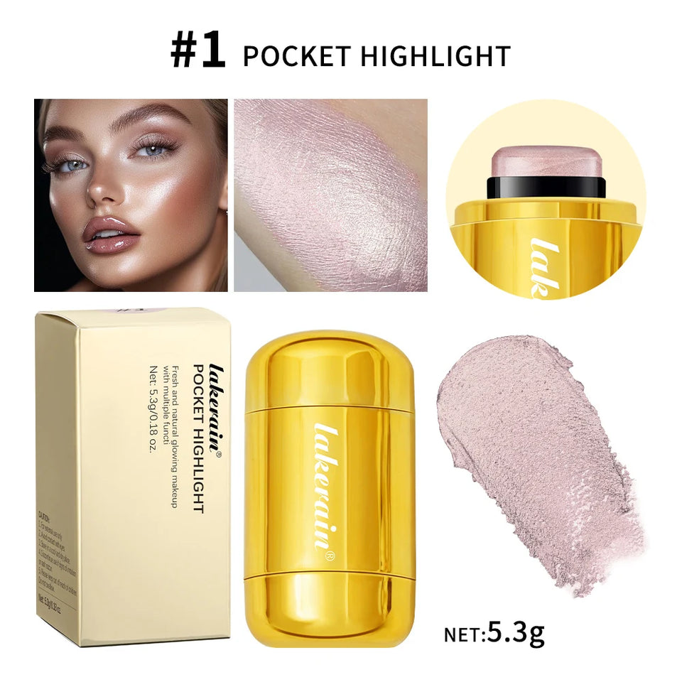 3-in-1 Blush Stick, moisturized face and lips with long-lasting color and natural shine