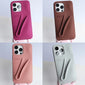 Rhode silicone case for iPhone with practical lip gloss holder. Protection and style in one accessory