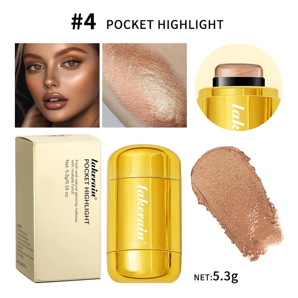 3-in-1 Blush Stick, moisturized face and lips with long-lasting color and natural shine