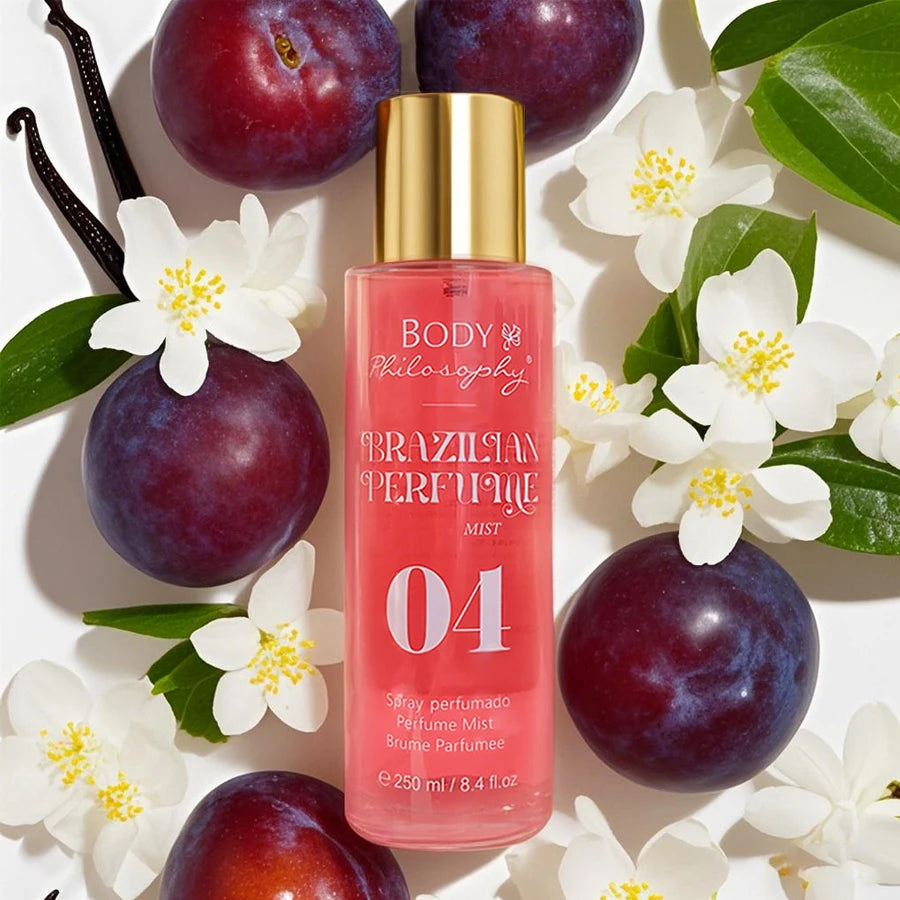Body & Hair Mist 250ml with a hint of vanilla. Sweet, floral, and long-lasting fragrance